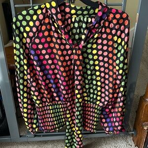 NWOT NY& Company Polkadot Blouse🌈